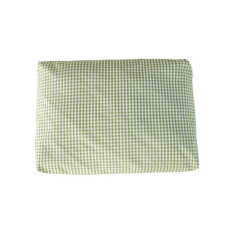 

IBEANS kennel pet nest pad dog pad universal in all seasons removable and washable comfortable breathable thickened plaid pet pad M:70*50*8CM зелений колір плед