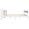 Solid Wood Bed Without Mattress White 180 X 200 Cm Pine Wood