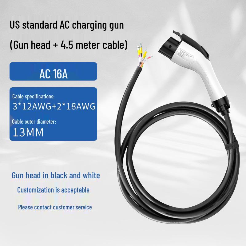 

Американский Стандарт 7,6 кВт Портативный Тип 1 EV Домашнее AC Быстрое Зарядное Устройство