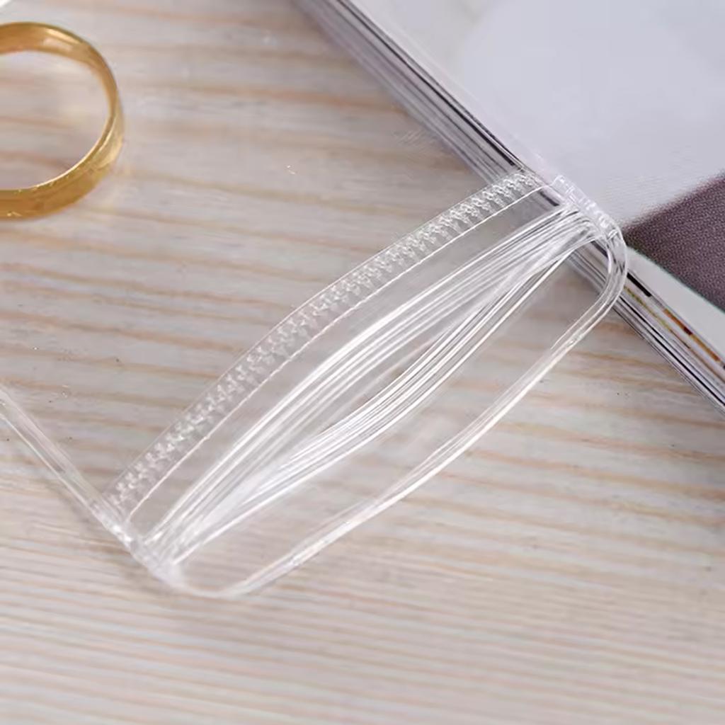 50pcs Transparent Zipper Bags Dust-proof And Anti-oxidation Pockets Used For Packaging Small Jewelry Items