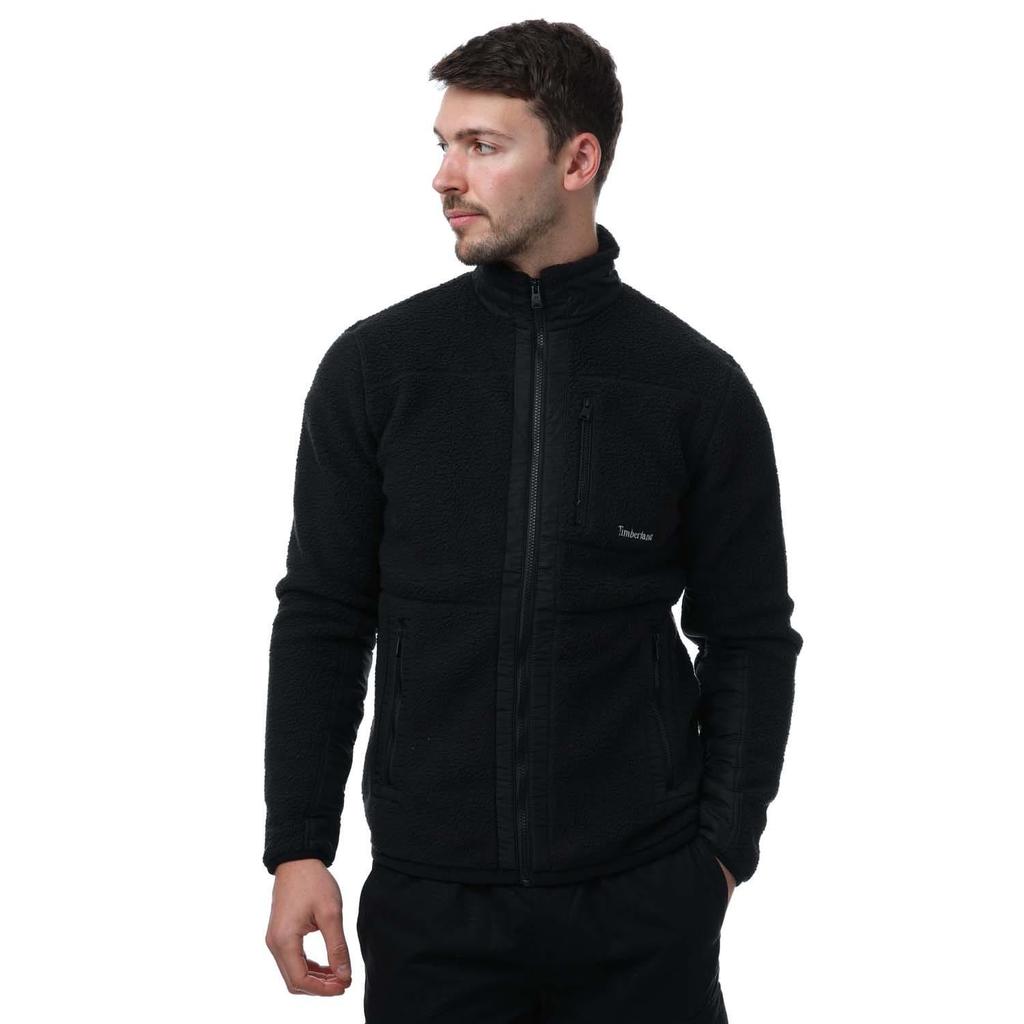 Timberland Men's Mix Media Sherpa Fleece Jacket
