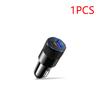 1-5Pcs 2 in 1 Mini USB Car Charger Type C 12V 3.1A 15W PD Cigar Jack Fast Charging Adapter for Mobile Phone Car Power Bank
