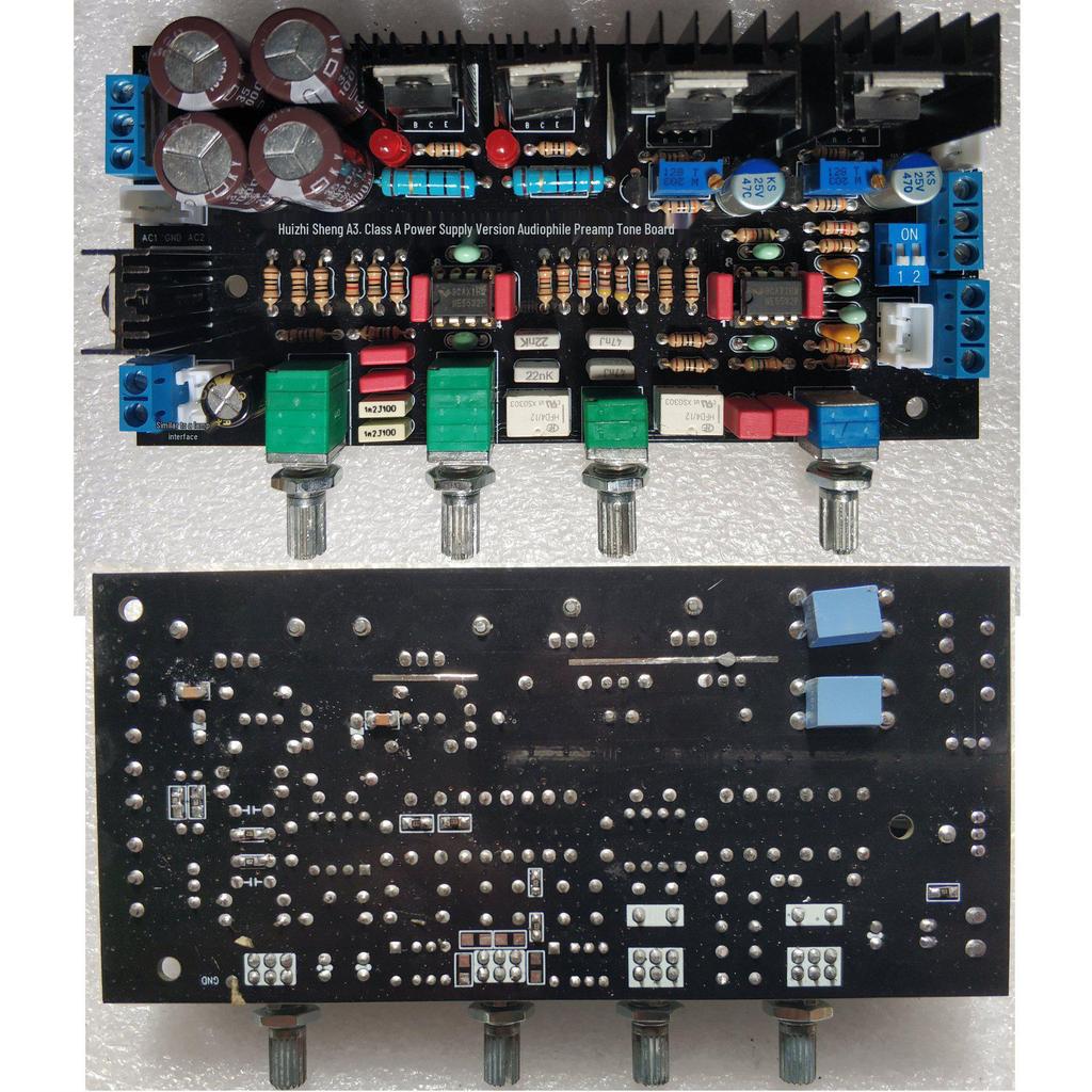 A3 Parallel NE5532 HiFi Tone Board Preamp with Audiophile-Grade Amplifier