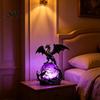 Luminous Dragon Light USB Powered LED Light, Gothic Style Decorative Ornament, Retro Decoration Bedside Desk Lamp for Holiday Atmosphere, Home