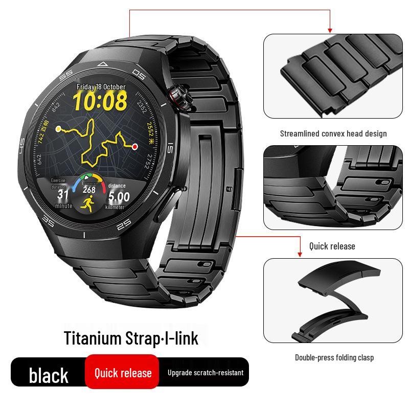 

Ремешок из титанового сплава для Huawei GT5/Pro GT4/Watch5/4/6 - Ремешок для часов в деловом стиле