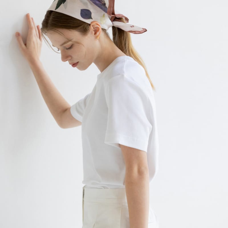 

BASKISS Pressed Flower Scarf - Violet Violet