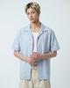 A MADE Flower Paisley Scratch Effect Shirt (Sky Blue)