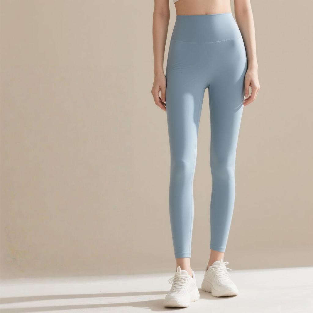 Women's Quick-Dry High-Waist Yoga Pants – Breathable, Nude-Feel, Hip-Lifting Tights for Spring/Summer