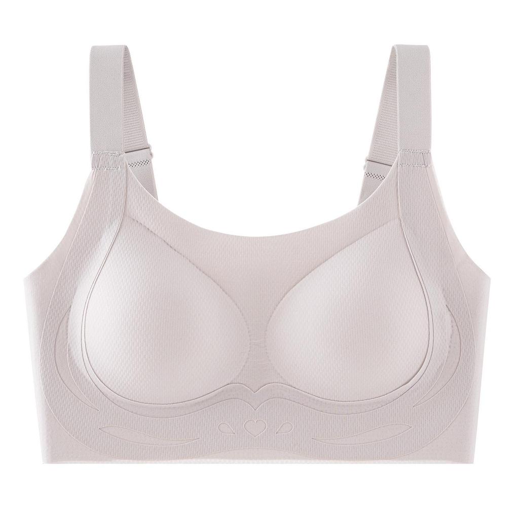 Seamless Sports Camisole with Anti-Sagging Support and Side Gathering Bra for Women