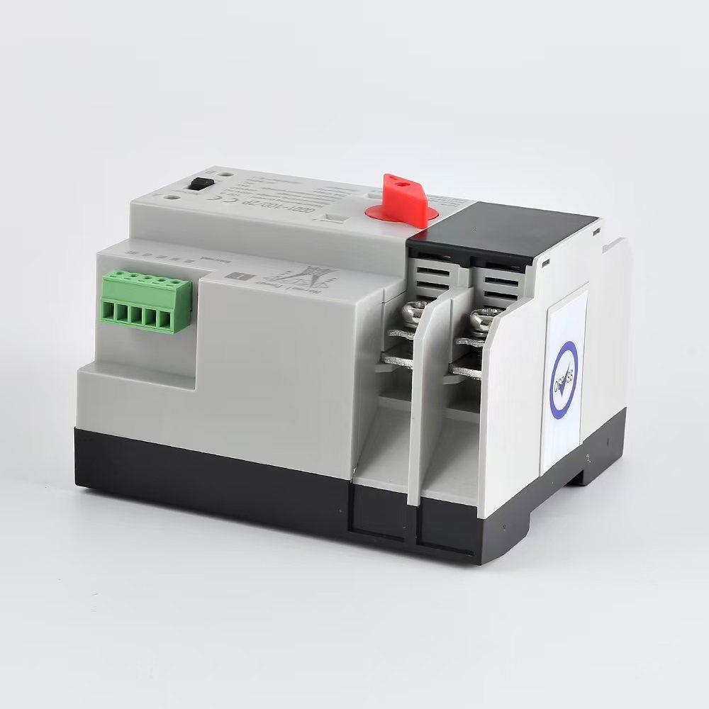CGQ1-100AEATS 110V 220V PC Dual Power Automatic Transfer Switch 63A100A Household Power Transfer Switch 50/60Hz