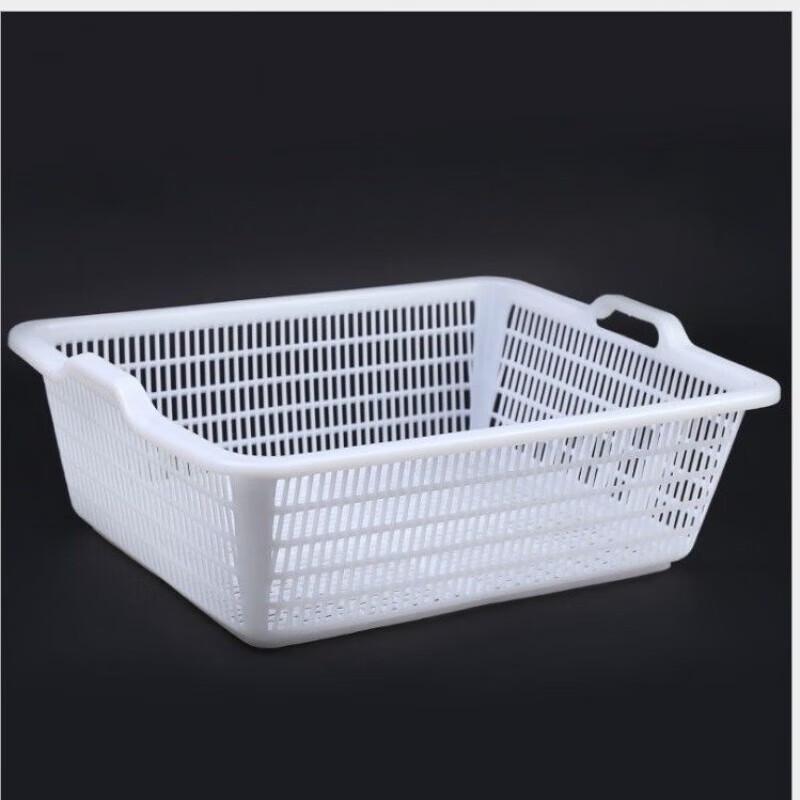 JingJingRS Großer rechteckiger Aufbewahrungskorb aus Kunststoff