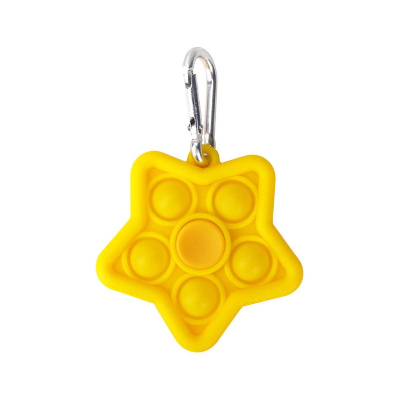 

Finger gyro Bubble music Silicone fingertip gyro decompression toy 7*7cm жовтий