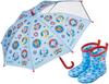 Skater Rain Boots for Paw Patrol 23 with Reflective Children, Design, Size, Tape, 18cm, RIBT18-A