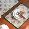 Dining Table Cotton  Linen Table Runner with Tassels