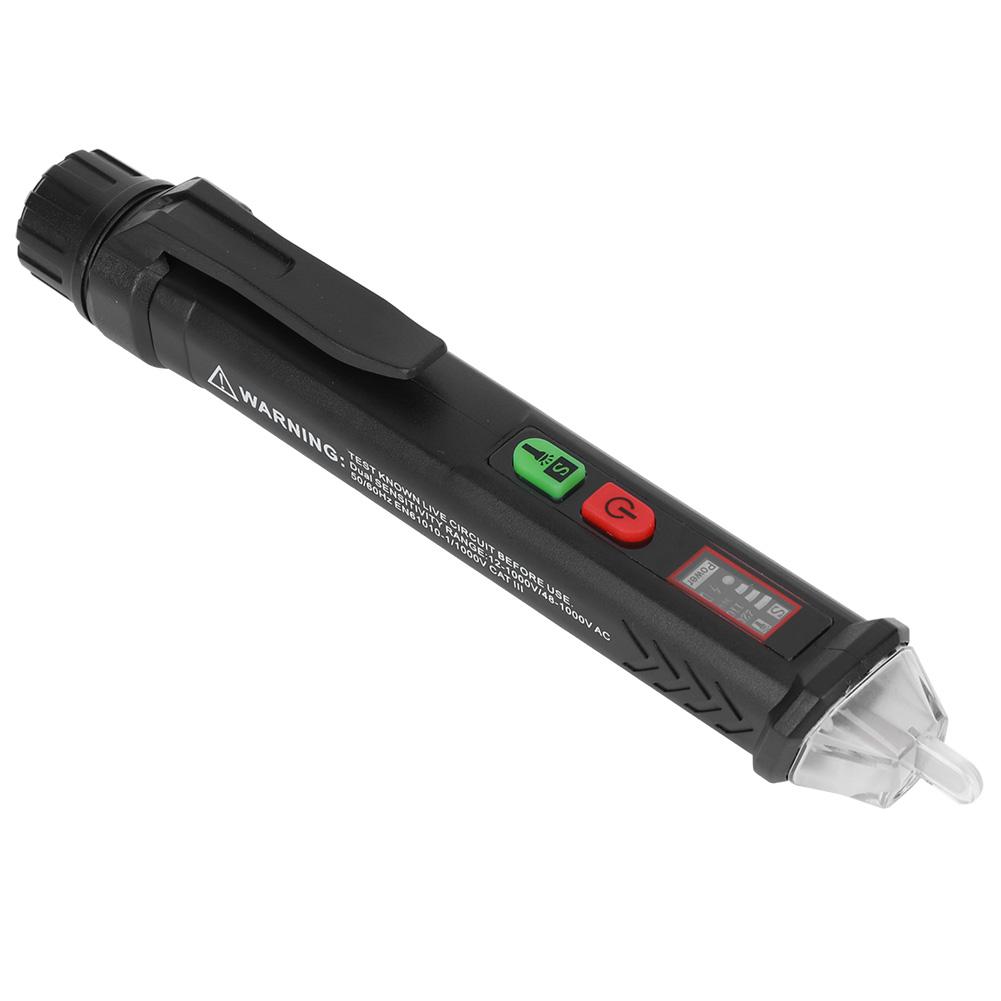 VD410A Noncontact Digital Voltage Detector AC 12V1000V Tester Induction Electrical Pen with Flashlight