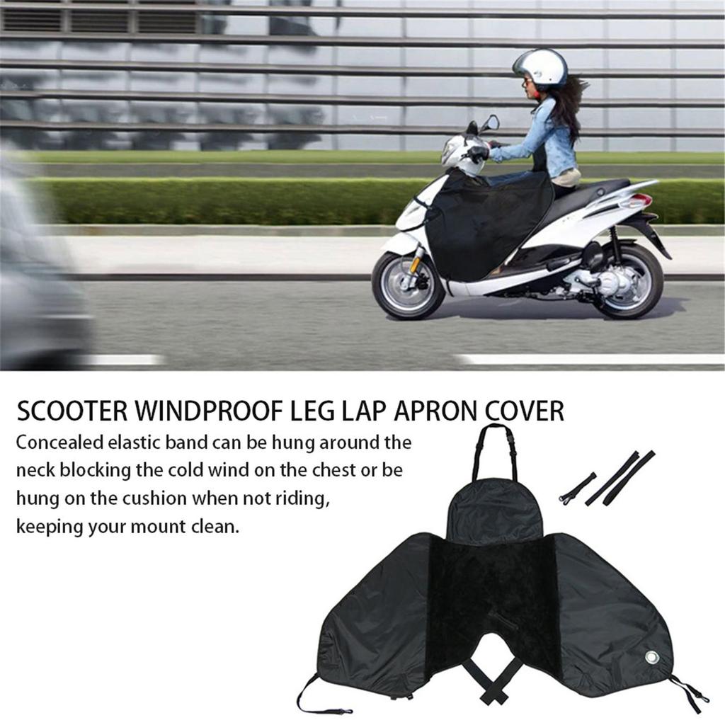 Windproof Motorcycle Leg Cover Waterproof 420D Oxford Cloth Mobility Scooter Panel Cover Leg Lap Apron Cover For Moped Scooter