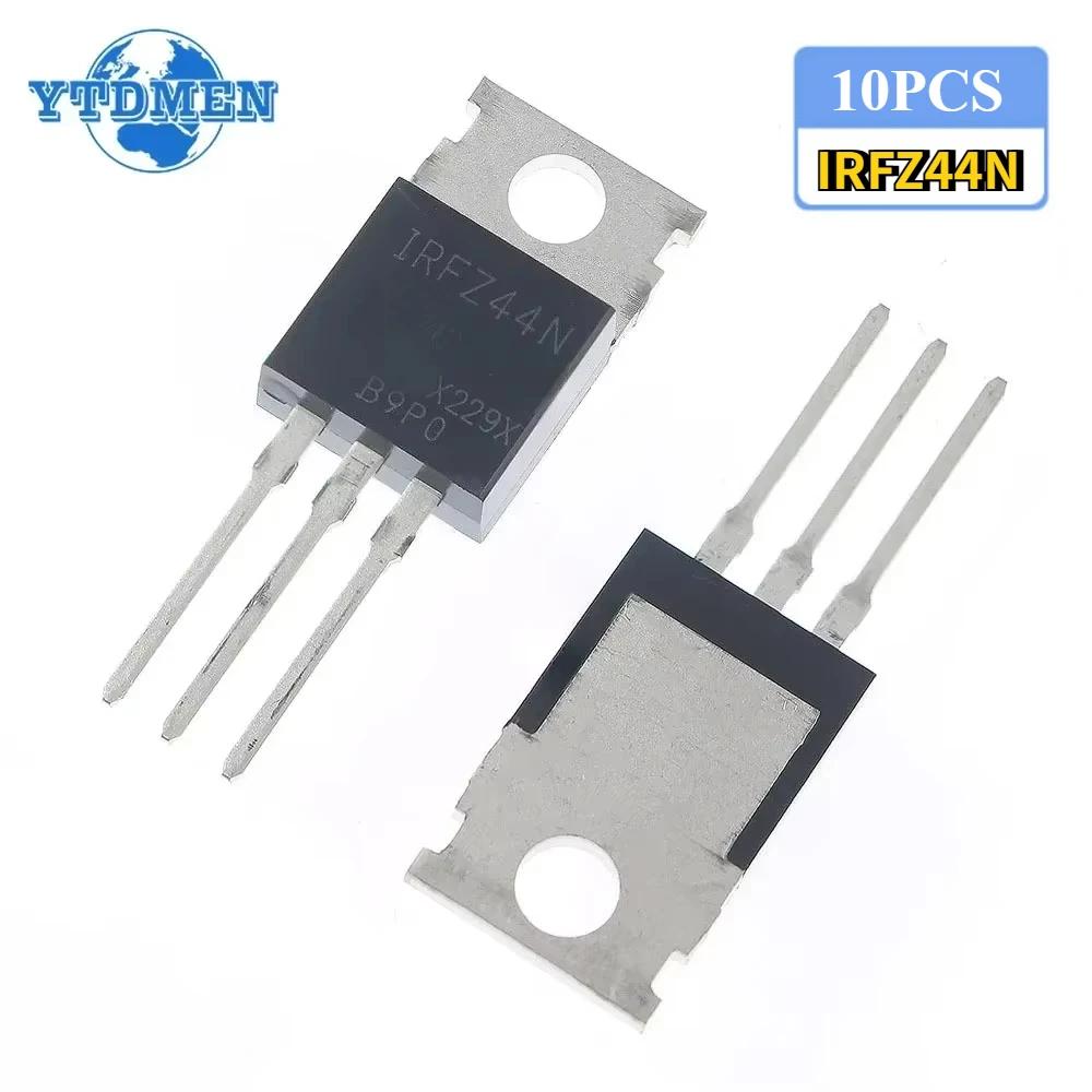 5PCS IRFZ44N Mosfet IRFZ44 N-Channel Power MOSFET Transistor 49A 55V  3-Pin TO-220 Transistors Kit
