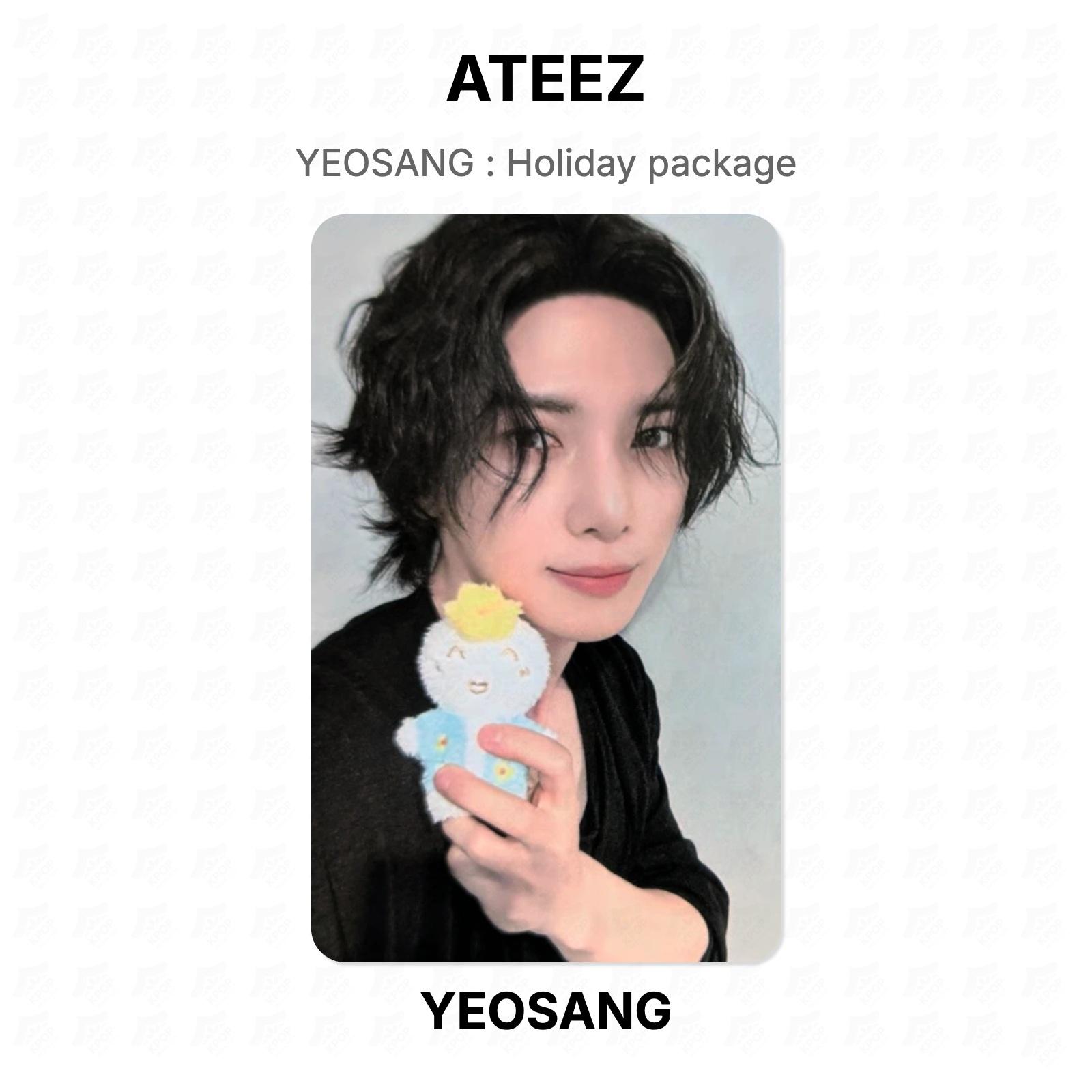 ATEEZ Ёосан : Праздничный пакет Официальная фотокарточка YEOSANG
