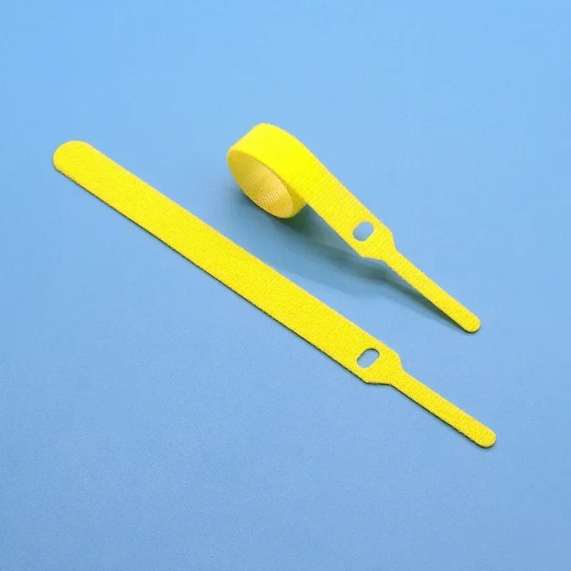 

50/100pcs Releasable Cable Ties 150 200 300mm Plastics Fastening Reusable Cable tie Straps Nylon Wrap Zip Bundle Bandage Tie 200mm x 100pcs жовтий