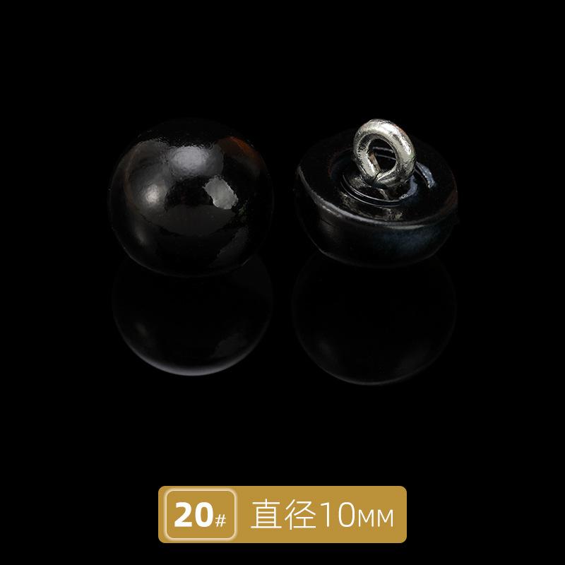 10 szt. Guzik do kardiganu Guzik do czongsamu Guzik do koszuli Perłowy Okrągły Żywiczny Guzik bez dziurki Guzik do koszuli Sukienka swetrowa Guzik z koralikami