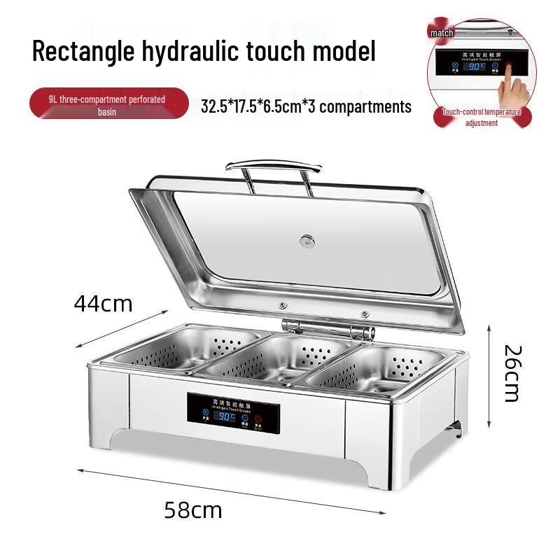 HANDUNYOU Smart Touch Electric Buffet Food Warmer