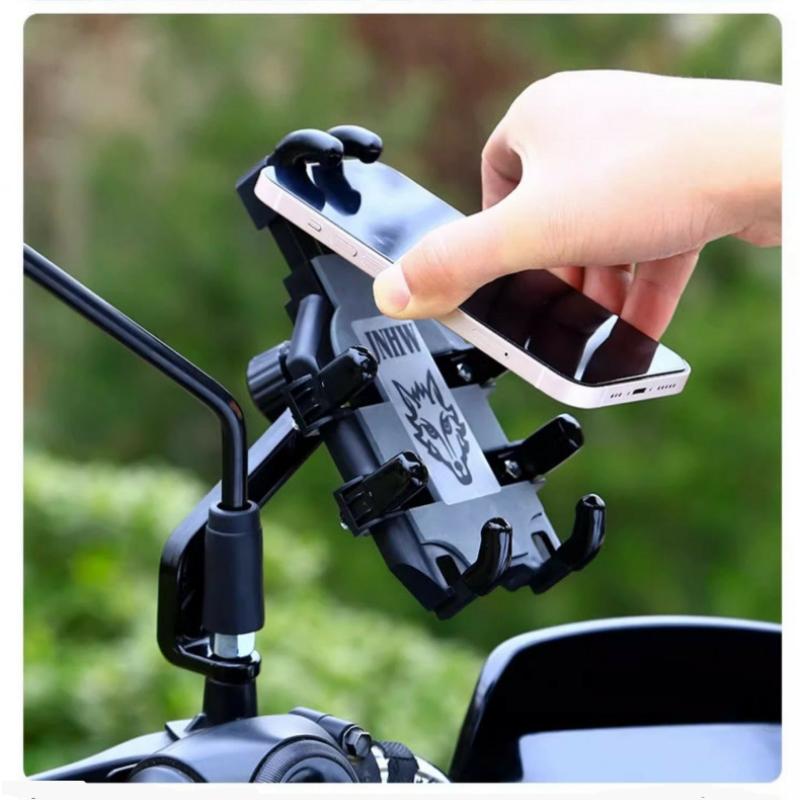 Rotatable Adjustable Bike Motorcycle Phone Mount - Shockproof Anti-Slip Holder For Phone Durable Motorcycle Phone Accessorie New