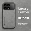 KEYSION Luxury Retro PU Leather Phone Case for Xiaomi POCO F8 Pro Soft Silicone+PC Shockproof Phone Back Cover for POCO F8 Ultra