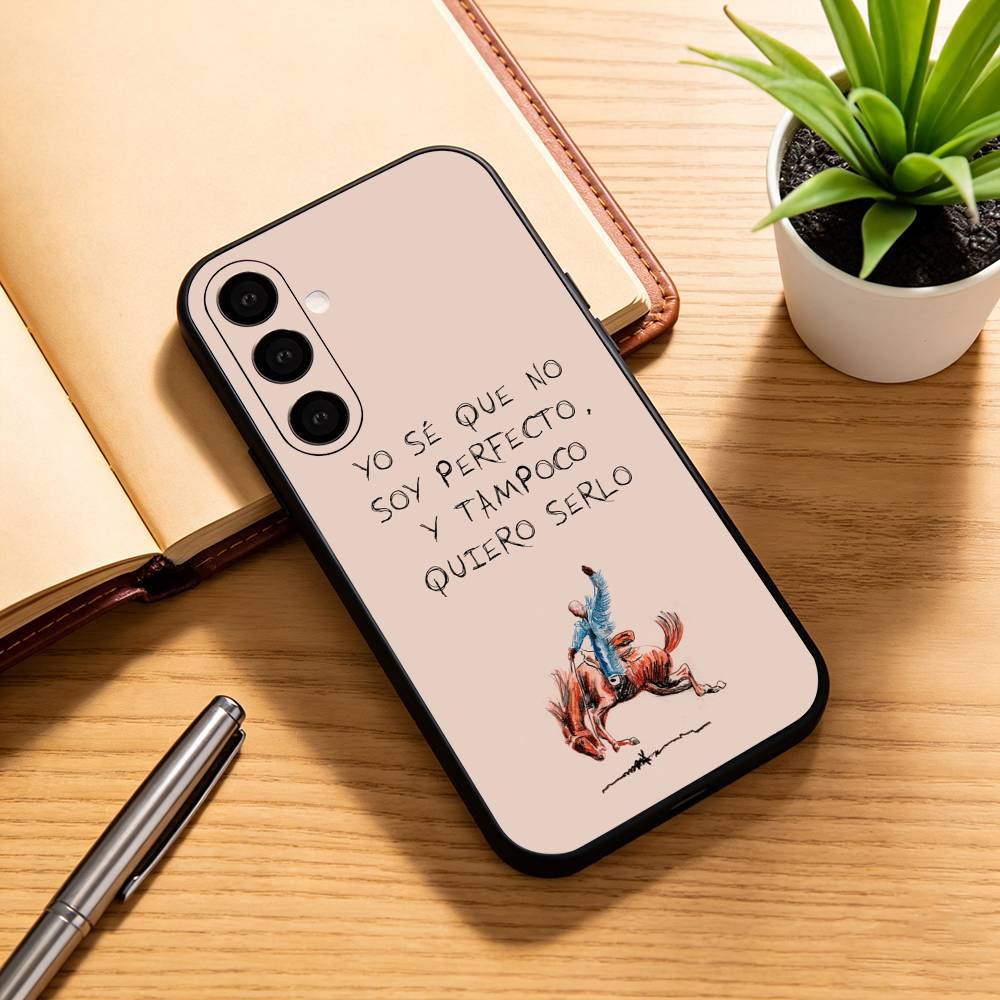 

Bad B-bunny F-fondo Phone Case For Samsung Galaxy A73,A72,A71,A70,A53,A52,A51,Soft Silicone Black Cover Samsung a30 a20