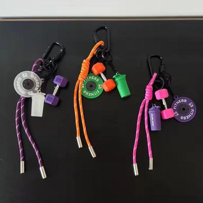Color Contrasting Fitness Bag Pendant For Couple Trendy Gifts D-shaped Buckle Handbag Hanging Bags Accessories Spare Parts for Bags