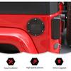 RT-TCZ Fuel Filler Door Gas Tank Cap Cover Accessories For 2007-2017 Jeep Wrangler JK & Unlimited Sport Rubicon Sahara (US Flag)