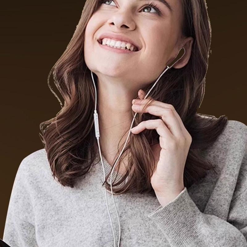 2 IN 1 Type C Splitter to Type C USB C Headphone Sound Adapter Charging Cable Replacement For Mobile Phone Tablet