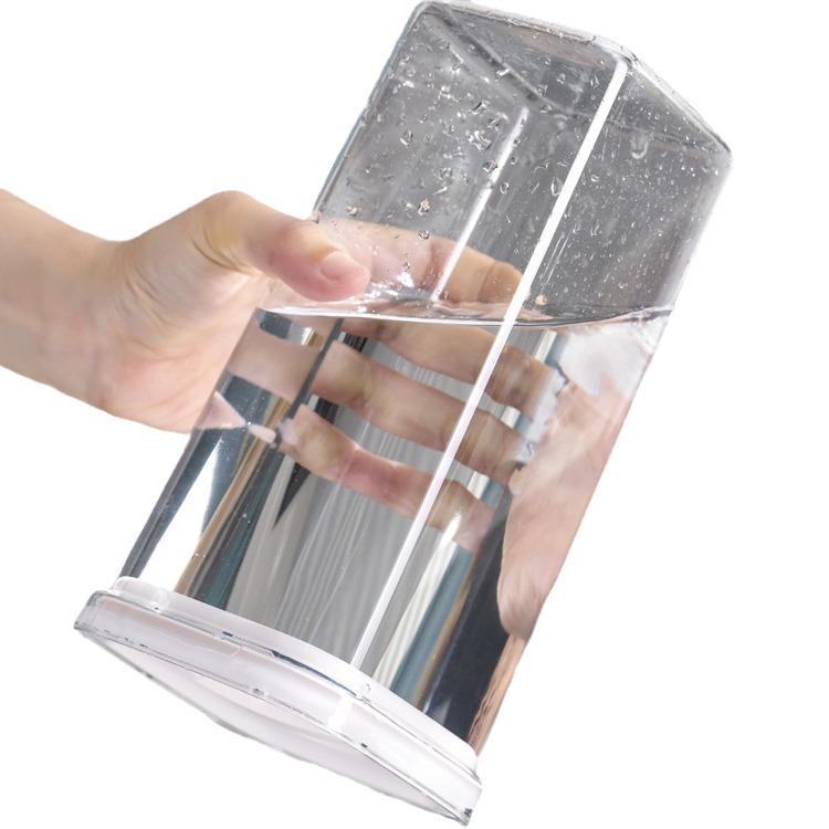 Food-Grade Transparent Plastic Storage Jar - Sealed for Kitchen Snacks & Grains