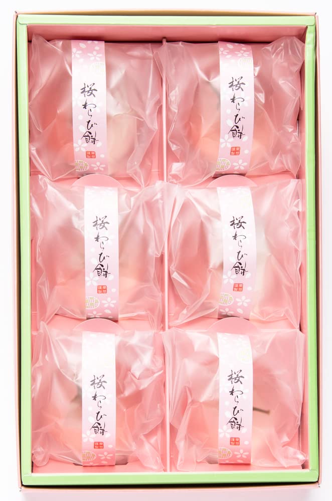 Nyår Nya Gåvor Japanska Sötsaker Mizu Warabi Mochi Gelé Soumikaan Vattenand Sakura Warabi Mochi 6 stycken Sötsaker Japanska Sötsaker Årets Ankodo's