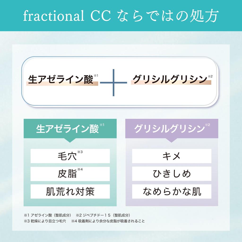 Fractional CC Needle Serum AZ Made in Needle Serum with Raw Azelaic Acid and Glycylglycine for Pores and 30mL (2-Pack) Japan, Sebum,