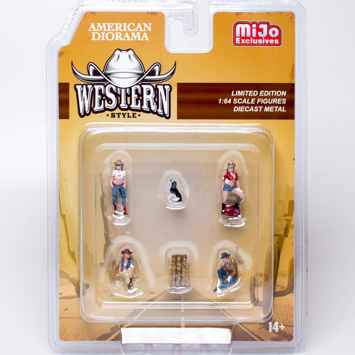 

American Diorama Scale Western Style Figure Set 1/64 (Mijo Exclusive) AD-76485MJ [Used]