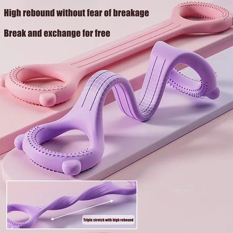 8 Fitness Workout Resistance Band Arm Back Shoulder Exercise Elastic Training Band Yoga Pilates Physical Therapy Equipment