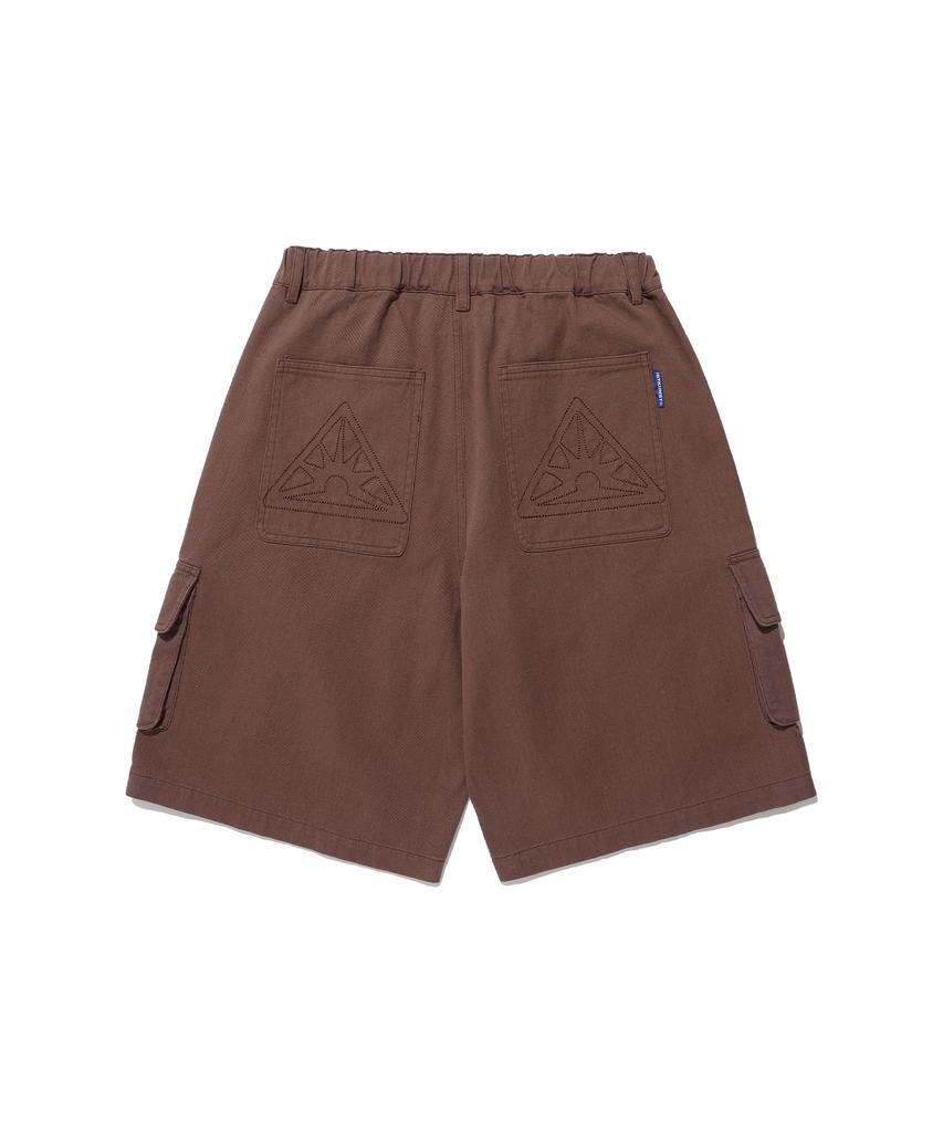 ISTKUNST Cargo Midi-Over Pants_Pinkbrown(Ik2Emmpa60A)