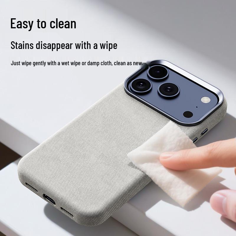Leather Flannel Fashionable Case for iPhone 17 Series