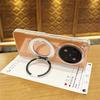 For Oppo Find N6 Case Hard PC Transparent Middle Hinge Rotating Ring Stand Magnetic Protective Back Cover For Find N6 Shell