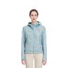 DECATHLON SH500 Solid Color Outdoor Leisure Sports Zipper - 10 Degree Warm Waterproof Hooded Jacket Jacket Women's Light Blue Grey