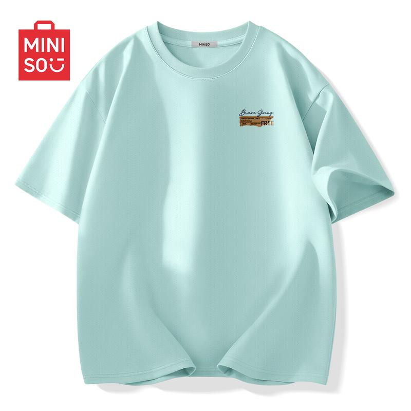 MINISO Men s Quick-Dry Breathable Ice Silk T-Shirt M