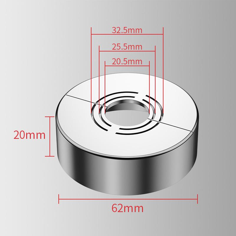 Abs Water Pipe Connector Shower Faucet Decorative Cover Adjustable Wall Heighten Angle Valve Panel For Tap Accessories