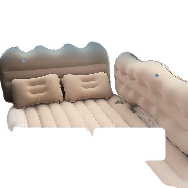 Inflatable Car Back Seat Mattress - Folding Travel Bed for Sedan