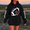 Womens Hoodies Oversized Sweatshirts Long Sleeve Casual Pullover Hooded Sweatshirt Tops