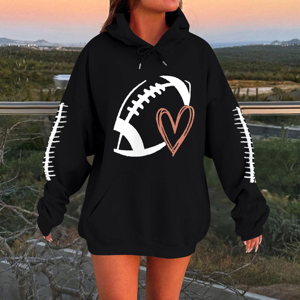 Womens Hoodies Oversized Sweatshirts Long Sleeve Casual Pullover Hooded Sweatshirt Tops