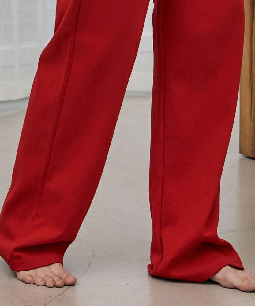 Debiweeo Long Wide Training Pants Devi-B0072-Red