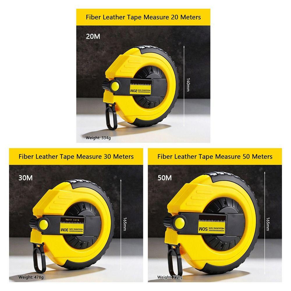 Anti-reverse Tape Measure 20m 30m 50m Measuring Tape Hand Measuring Tool Field Work