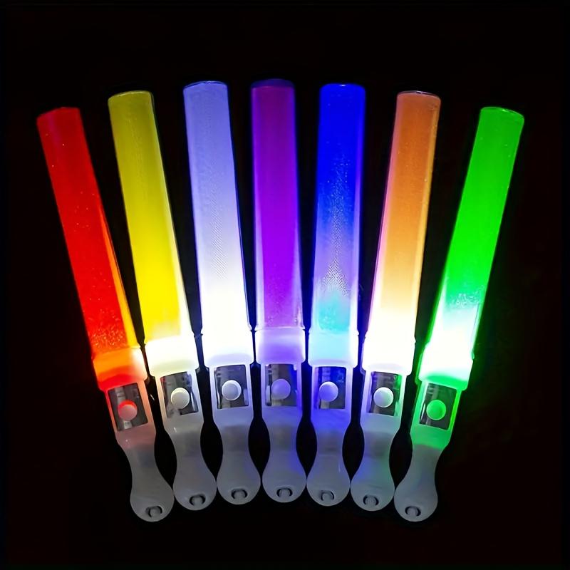 7pcs Glow in the Dark LED Light Sticks Vibrant Rainbow Colors, Perfect for Parties, Concerts,Night Celebrations, All Season Fun, Birthdays Easter,