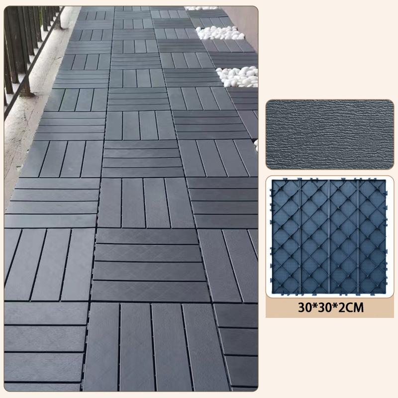 Odolné Recyklovatelné Dřevoplastové Propojitelný Terasové Dlaždice Voděodolné Vnitřní Venkovní Podlahy