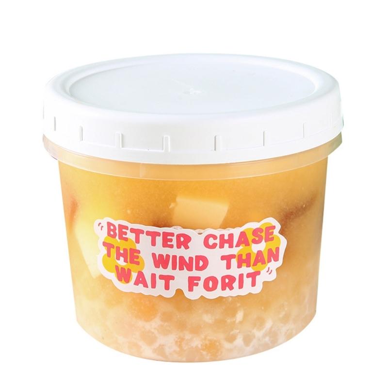 Multipurpose Plastic Dessert Jars Sealed Food Storage Boxes Microwave Friendly Designs Kitchen Puddings Cup